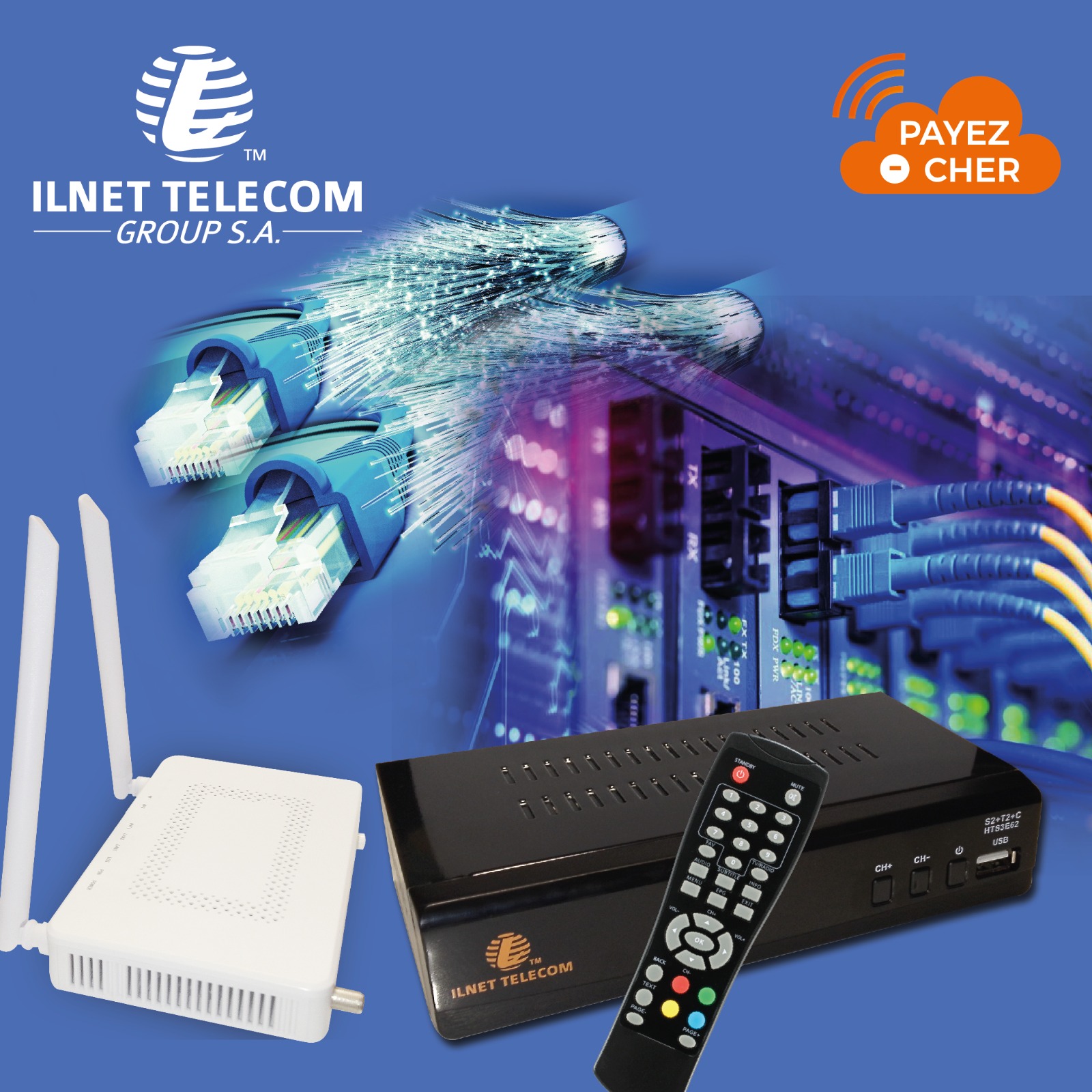 Télévision S3 ILNET — kit TV complet
